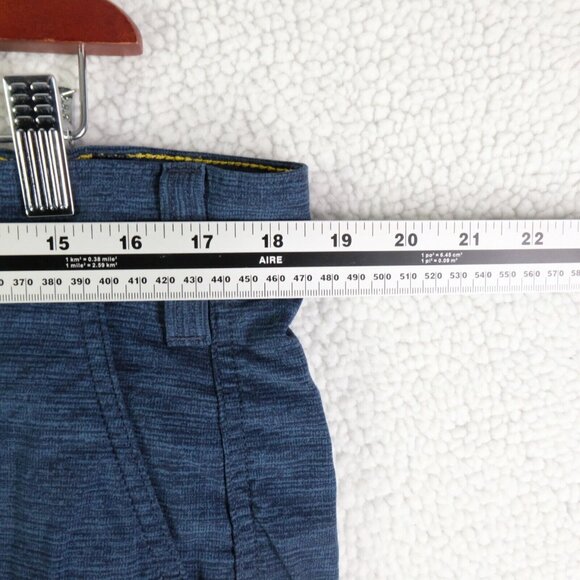 Eddie Bauer Travex Shorts Mens 36 Blue Hybrid Nylon Hiking Beach Summer - Picture 5 of 11